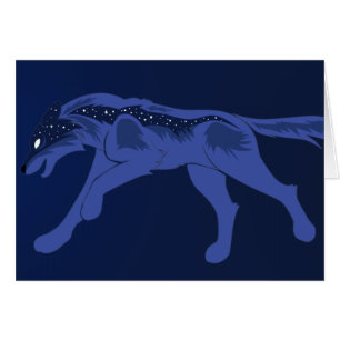Cartão Night Wolf