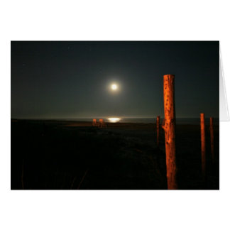 Cartão Nightguards--Praia na noite