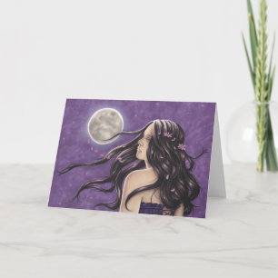 Cartão Nighttime Melancholy Greeting Card