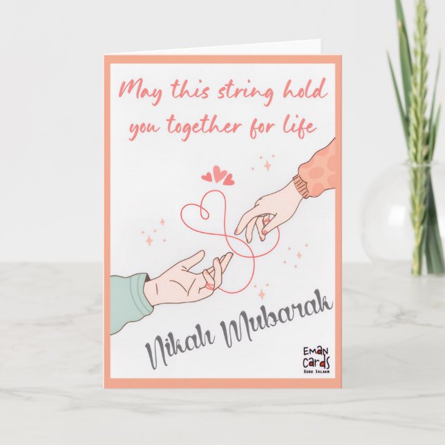 Cartão Nihak Mubarak - Rings String (Frente)