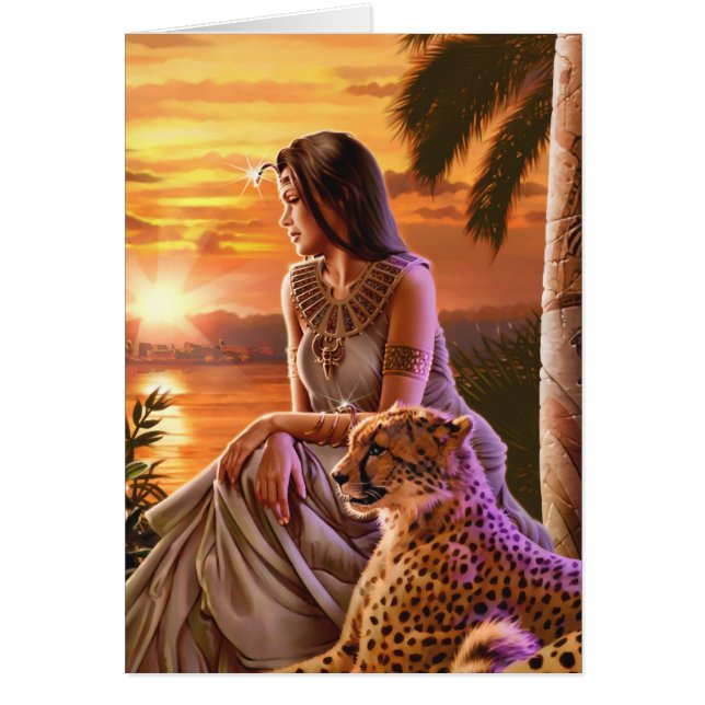 Cartão Nile Sunset (Frente)