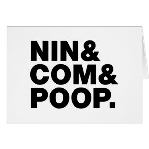 CARTÃO NIN & COM & POOP.