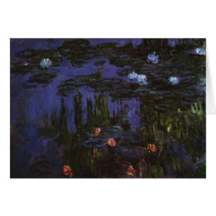 Cartão Ninféias por Claude Monet, Impressionismo Antigo