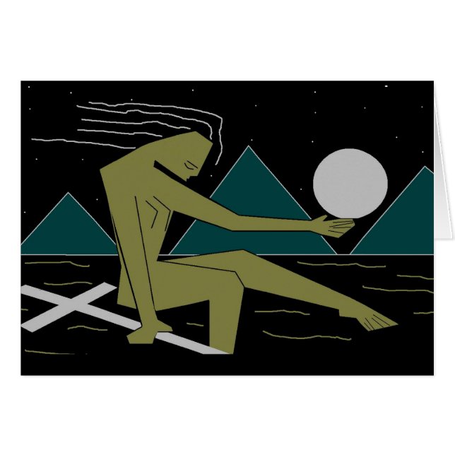 Cartão Ninfoma com Cruz (Frente Horizontal)