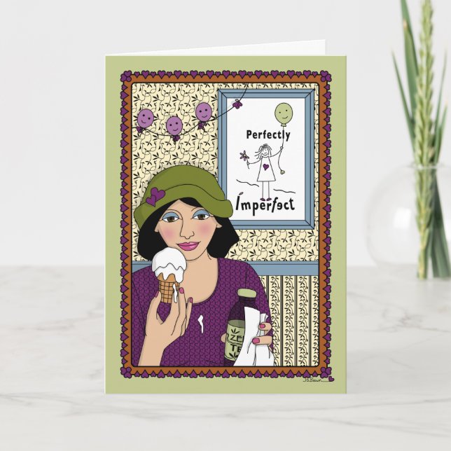 Cartão Ninguém é Perfect_A_Greeting (Frente)
