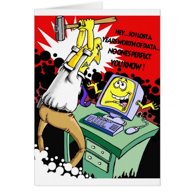 Cartão Ninguém perfeito (Frente)