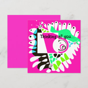 Cartão Ninho de Pássaro - Branca de Fuchsia