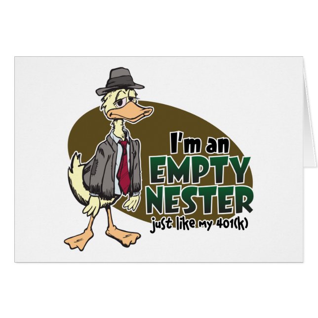 Cartão Ninho vazio (Frente Horizontal)