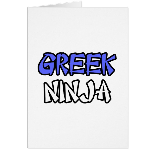 Cartão Ninja (Frente)