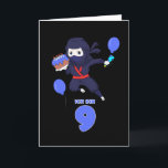 Cartão NINJA BIRTHDAY 9 9th Birthday Boy Comic Lover<br><div class="desc">The 9th Birthday NINJA BIRTHDAY 9 Boy Gift Comic Lover! For son,  nephew,  grandchild and kids! A 9th birthday shirt,  9th birthday gift,  9 year old,  9th bday gift or 8th birthday present!</div>