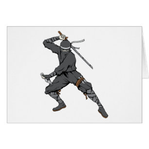 Cartão Ninja ~ Ninjas 2 Artes Marciais Warrior Fantasy Ar