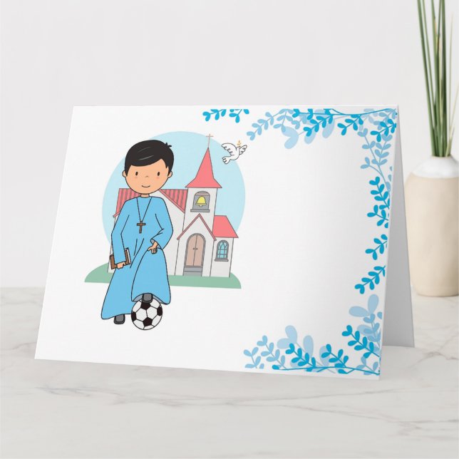 Cartão Niño Primera Comunidade Fútbol (Frente)