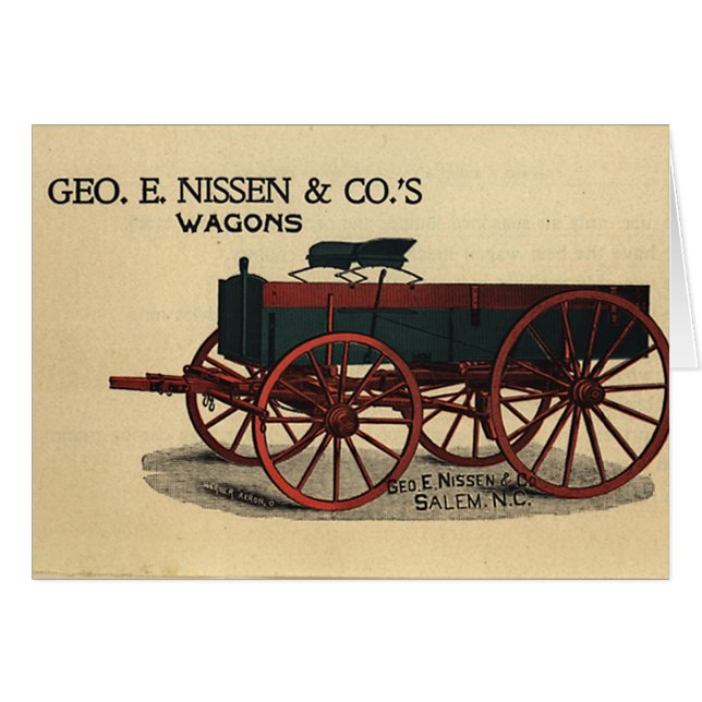Cartão Nissen Wagon (Frente Horizontal)