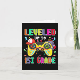 Cartão Níveis Até 1rua De Gamer Boys De Volta No Primeiro