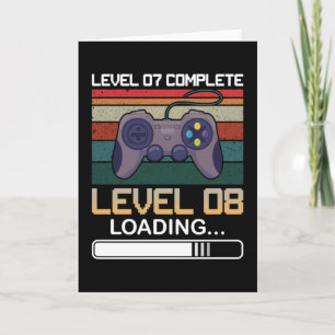 Cartão Nível 07 Nível completo 08 Jogo de Vídeo de A