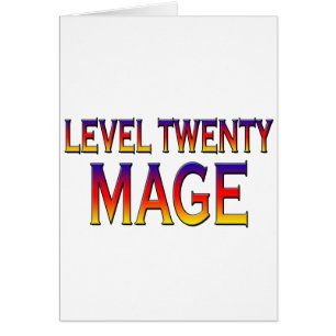Cartão Nível 20 Mage