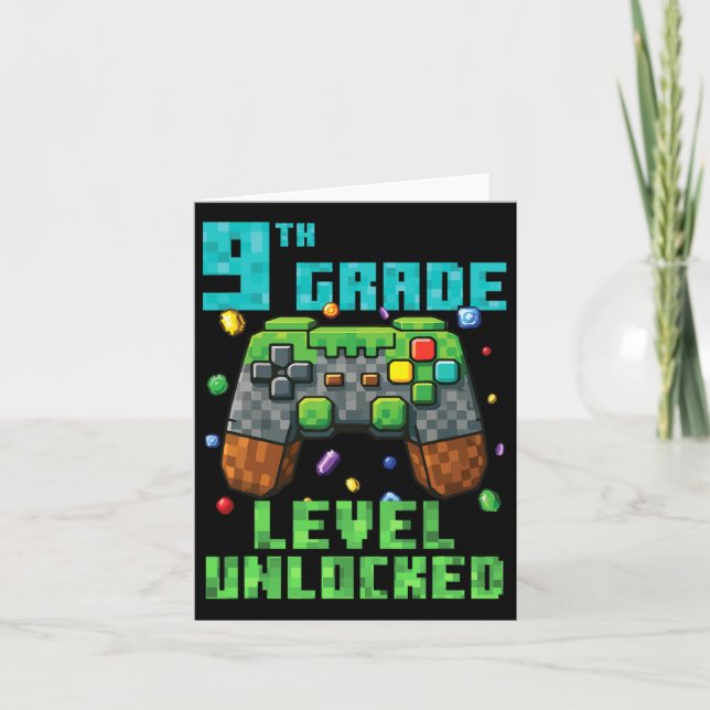 Cartão Nível 9º Grau Controladora Gamer Desbloqueada Volt (Frente)