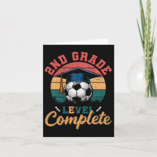 Cartão Nível da 2ª Série Completo Futebol Menino Menina Ú
