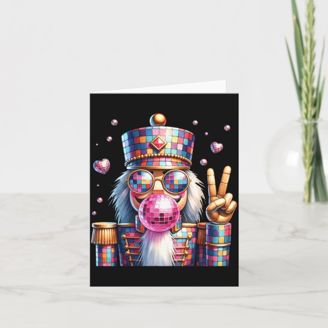 Cartão Nk Disco Nutcracker Bubblegum Christmas For Men Wo (Frente)