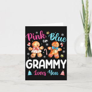 Cartão Nk Ou Azul Grammy Ama Você Revelação de Gênero Nat