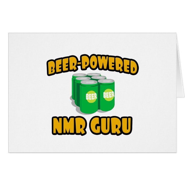 Cartão NMR Guru à base de cerveja (Frente Horizontal)