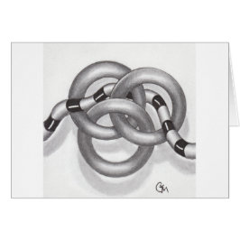 Cartão No. 31 anéis encadernados