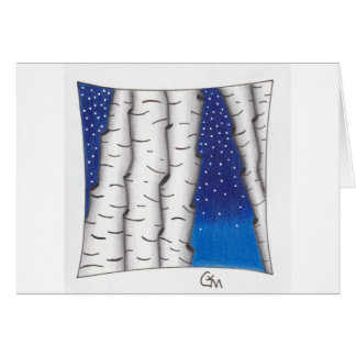 Cartão No. 35 as estrelas de desejo