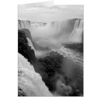 Cartão No abismo aquático