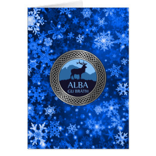 Cartão Nó Alba Gu Brath