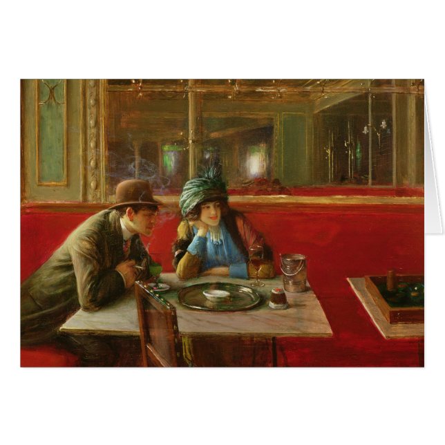 Cartão No café (Frente Horizontal)