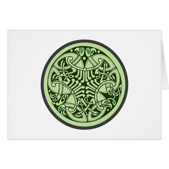 Cartão nó celta alfaia celtic ligas (Frente Horizontal)