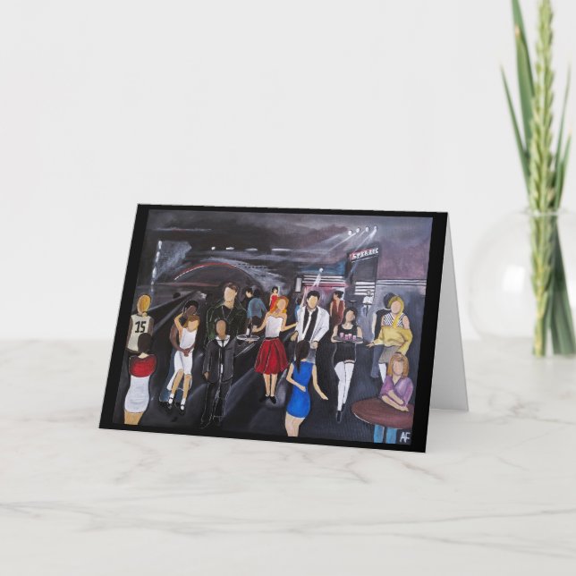 Cartão No Control Painting by Alfred Fox (Frente)