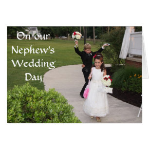 CARTÃO NO DIA DO CASAMENTO DO NOSSO NEPHEW