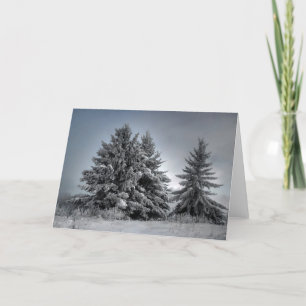 Cartão No Espírito Do Inverno