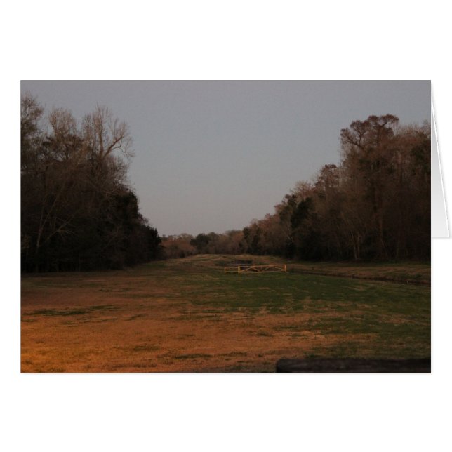 Cartão No intervalo aberto (Frente Horizontal)