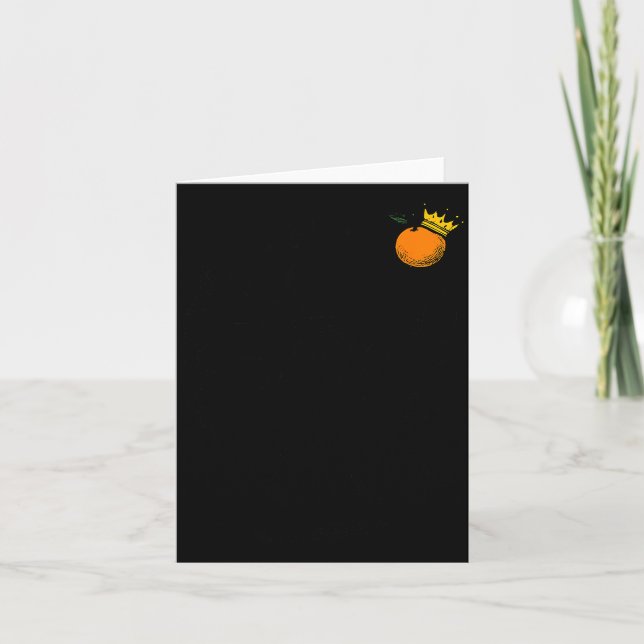 Cartão No Kings In America Black Cat Funny Litical Meme F (Frente)