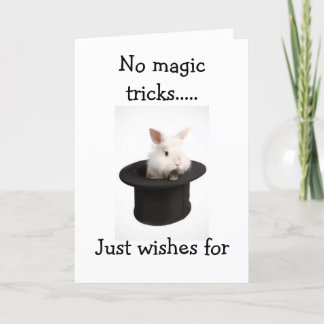 Cartão NO MAGIC TRICKS=JUST COOL16th BIRTHDAY WISHES