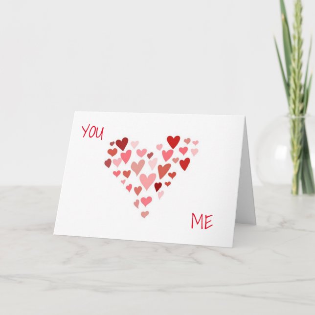 CARTÃO NO **NOSSO ANIVERSÁRIO** COM AMOR (Frente)