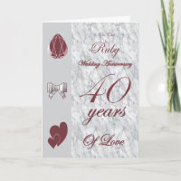 No Nosso Aniversário de Casamento Rubi