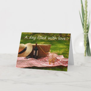 CARTÃO NO NOSSO ANIVERSÁRIO "UM DIA CHEIO DE AMOR"