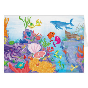 Cartão No Oceano