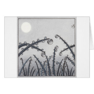 Cartão No. orvalho de 33 manhãs