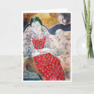 Cartão No Pale Silver Sofa, Maurice Denis