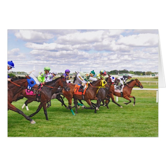 Cartão No relvado (Frente Horizontal)