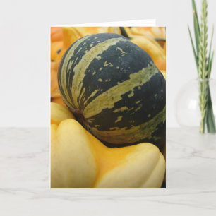Cartão No remendo da abóbora