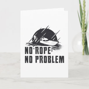 Cartão No Rope No Problem Wakeboard Wake Wakeboarding
