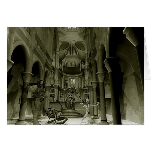 Cartão No Salão do Necrofiend (Frente Horizontal)