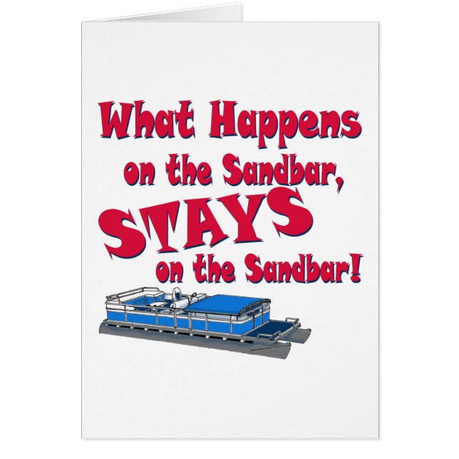 Cartão No Sandbar (Frente)