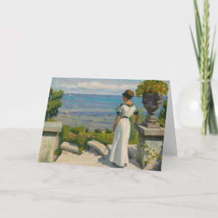 Cartão No terraço   Paul Fischer