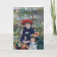 No Terraço, Retrato Impressionista, Renoir